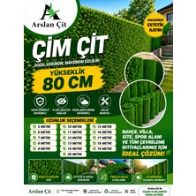 Msy Garden Fenc 80 cm X( 5-20 ) mt Çim Çit Bahçe Teli Yapay Çim Örgülü Bahçe Teli Yüksek Kalite Uv Dayanıklı Solmaz Yeşil Çit Geniş Ölçü Seçenekleri