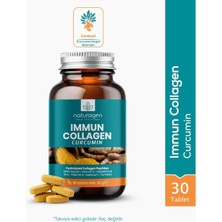 Naturagen  Immun Curcumin Zerdaçal - Beta Glukan - Bitamin A-B6-B12-C-D3-E - Selenyum - Çinko 30'lu Tablet