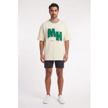 Blow Up Future Gen Mh Bej Oversize Erkek T-Shirt 142155