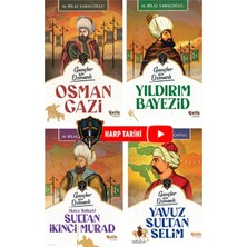 Çelik Yayınevi Harp Tarihi Gençler Için Osman Gazi - Yıldırım Beyazıt - Yavuz Sultan Selim - Ikinci Murad