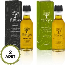 Villa Turqan 100 ml Erken Hasat Soğuk Sıkım Memecik ve Özel Seri Natürel Sızma Zeytinyağı | Tek Bahçe (2025/2026) (50 ml x 2 Adet)