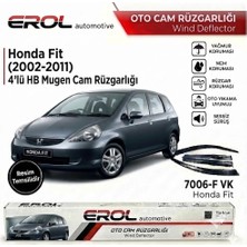 Erol Otomotiv Honda Fit (2002-2011) 4'lü Hb Mugen Cam Rüzgarlığı