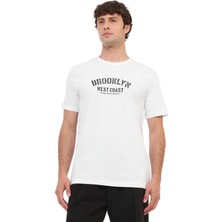Kinetix ml West 11KMS02 Beyaz Erkek Kısa Kol T-Shirt