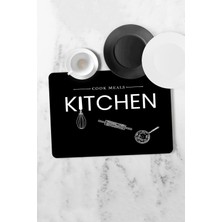 Dekomod Bulaşık Kurutma Matı Kurulama Bezi Kurutma Örtüsü Tezgah Üstü Bulaşıklık 40X50 cm Yıkanabilir MAT05