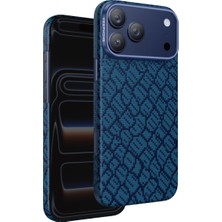 Keephone Apple iPhone 17 Pro Max Uyumlu Kılıf Magsafe Şarj Özellikli Ultra Slim Aramid Karbon Fiber Kevlar Kapak Drakon Anakondo Desenli