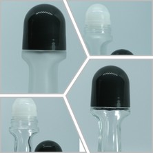 50 ml (2 Adet) (Tek Kullanımlık) Şeffaf ve Buzlu Boş Rollon Şişe