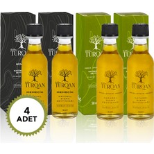 Villa Turqan 200 ml Erken Hasat Soğuk Sıkım Memecik ve Özel Seri Natürel Sızma Zeytinyağı | Tek Bahçe (2025/2026) (50ML x 4 Adet)