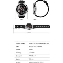 Marka Aksesuar Kaloobee SK43 Bildirim Görme Sesli Görüşme 48 mm 750 Mah  Hemde3 Kordonlu Akıllı Saat