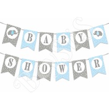 BeySüS Baby Shower Banner Mavi