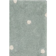  Lorena Canals Çocuk Odası Halı, Mini Dot Blue Sage