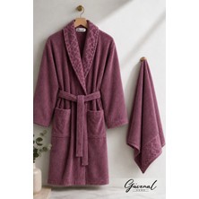 Güvenal Layla 2 Parça Bornoz Seti | Soft Unisex Bornoz | Bornoz | Erkek Bornoz | Kadın Bornoz | Hediyelik | Sabahlık | Çeyiz