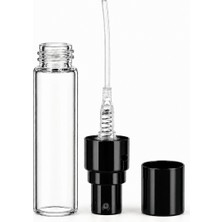 5 ml (3 Adet) (Tekrar Doldurulabilir) Metal Sprey ve Kapak Ince Boş Şişe