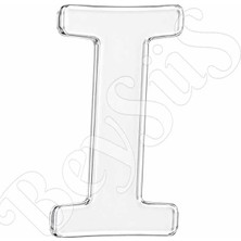 BeySüS Pleksi Harf 4 cm Gümüş I 4 cm