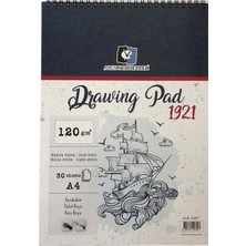 Alex Schoeller Alex A4 120 Gram Spiralli Drawıng Pad 30 Yaprak  ( ALEX-0557 )