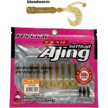 RYUJI Baby Curtail 4.3cm Kokulu Lrf Silikon Yem 8 Adet Bloodworm