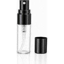 3 ml (20 Adet) (Tekrar Doldurulabilir) Metal Sprey ve Kapak Ince Boş Şişe