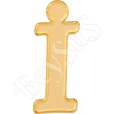 BeySüS Pleksi Harf 4 cm Gold I 4 cm
