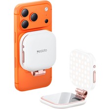 Yesido DH18 4in1 Magsafe Selfie Işığı Profesyonel Aynalı LED Telefon Işığı Katlanır Stand Manyetik Makyaj Işığı iPhone Samsung Honor Huawei Xiaomi