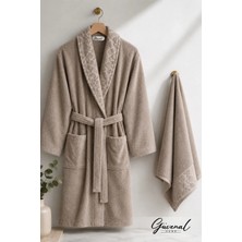 Güvenal Layla | Soft Unisex Bornoz | Bornoz | Erkek Bornoz | Kadın Bornoz | Hediyelik | Sabahlık | Çeyiz