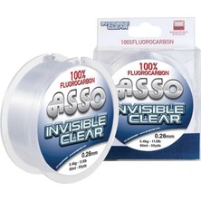 Asso Invisible Clear %100 Fluorocarbon Misina 50 Metre