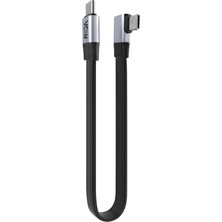 Belirtilmemiş Vcom CU582RA-2.0 Type-C Usb4 V2 90 Derece Düz 2.0m Şarj Kablosu