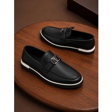 Taşpınar Ayakkabı Taşpınar %100 Hakiki Deri Ortopedik Erkek Rahat Yazlık Hafif Klasik Makosen Ayakkabı Loafer 40-44
