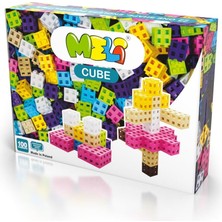 Meli Minis Cube – 100 Yapı Taşı, Kızlar Için Yaratıcı Oyuncak, 2 cm x 2 Cm, Neon Renkler, Bpa Içermez, Ce Sertifikalı, Pedagojik Hediye, 3 Yaşından Itibaren Uygundur
