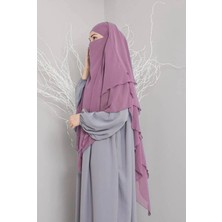 ALDAIYR Üç Katlı Şifon Hijab Sufle