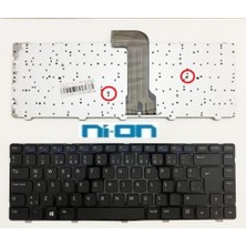 Nion Dell ile Uyumlu Inspiron 5437 1528 ,dell ile Uyumlu Inspiron 5421 2421 Notebook Klavye (Siyah Tr)