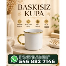 Saray Foto Kişiye Özel Fotoğraf Baskılı Altın Yaldızlı Seramik Kupa