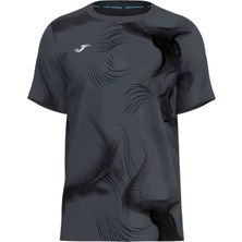Joma R-Night Kısa Kollu Erkek Siyah Koşu Tişörtü