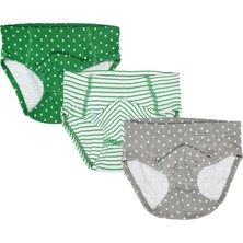 Organickid Star Erkek Çocuk Slip 3'lü Set