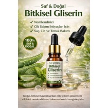Biorganix Life %100 Saf Bitkisel Gliserin 20 ml – Nemlendirici Cilt, Saç ve Kozmetik Yapımında Uygun