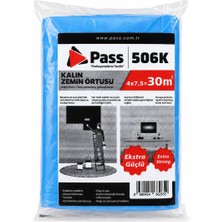 Pass 506K Kalın Koruyucu Zemin Örtüsü 4 × 7,5 Metre – 30 M²