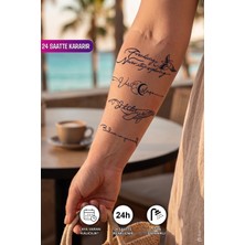 BP Tattoo 24 Saatte Kararan 1 Ay Kalıcı Yazılı Geçici Dövme