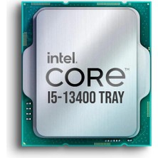 Intel Core I5 13400 Tray 3.30GHZ (Turbo 4.40GHZ) 20MB Cache LGA1700 13.nesil Kutusuz Işlemci (Kdo)