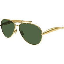 Bottega Veneta BV1305S 001 Yeşil Unisex Güneş Gözlüğü