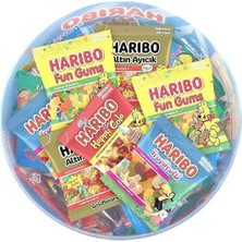 Haribo Minis Çilek Aromalı 1 gr x 100 Adet Mini Şekerleme Çeşitleri ile Lezzetli Atıştırmalık