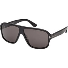 Tom Ford William-02 FT1335 01A Erkek Siyah Aviator Güneş Gözlüğü