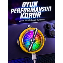 Nilavia Telefon Için Rgb LED Manyetik Soğutma Fanı - AL002A-62U6A7