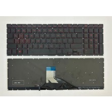 Nion Hp ile Uyumlu OMEN 15-DC1003NT 5AU91EA Notebook Klavye Tuş Takımı Siyah Aydınlatmalı Işıklı Tr