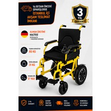 Tagesan Römer R102 Çocuk Akülü Tekerlekli Sandalye – Alüminyum Şase, 35 cm Oturma Genişliği, 80 kg Taşıma Kapasitesi