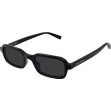 Yves Saint Laurent Sl 908 001 Black Recycled Acetate Rectangle Güneş Gözlüğü