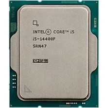Intel Core I5 14400F Tray 2.50GHZ (Max. 4.70GHZ) 20MB L3 Önbellek Soket 1700 Kutusuz Işlemci (Kdo)