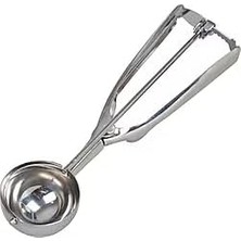Bella House Büyük Boy Dondurma Kaşığı | Paslanmaz Yapılı Kolay Şekil Veren Dondurma Kepçesi, Mutfak ve Kafe Tipi Profesyonel Pratik Porsiyon Kaşığı (Model: K-2303)