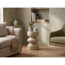 LARA İNTERİORS Modern Geometrik Yan Sehpa – Dekoratif Modüler Yan Sehpa ve Çiçeklik