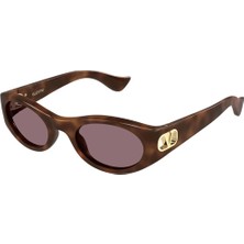 Valentino VG0015S 003 Havana Bordeaux Oval Güneş Gözlüğü