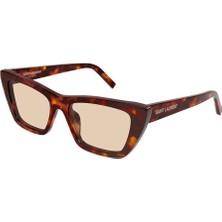 Yves Saint Laurent Sl 276 Mica 064 Havana Kahverengi Kadın Güneş Gözlüğü