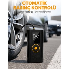 Nilavia Otomatik Duran Dijital Hava Pompası Kompakt ve Taşınabilir Tasarım Yeni Nesil - AL002A-62TPY9