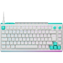 Logitech Logıtech G512 x 75 Lıghtsync Us Tactıle Kablolu Mekanik Gamıng Klavye-Beyaz